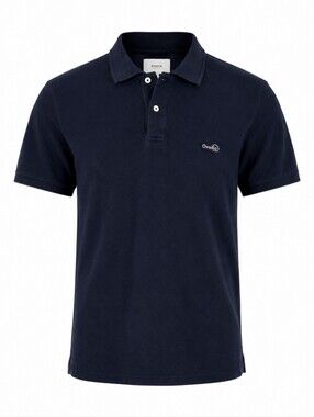 Ovadia New York Navy Cotton Polo Shirt Large
